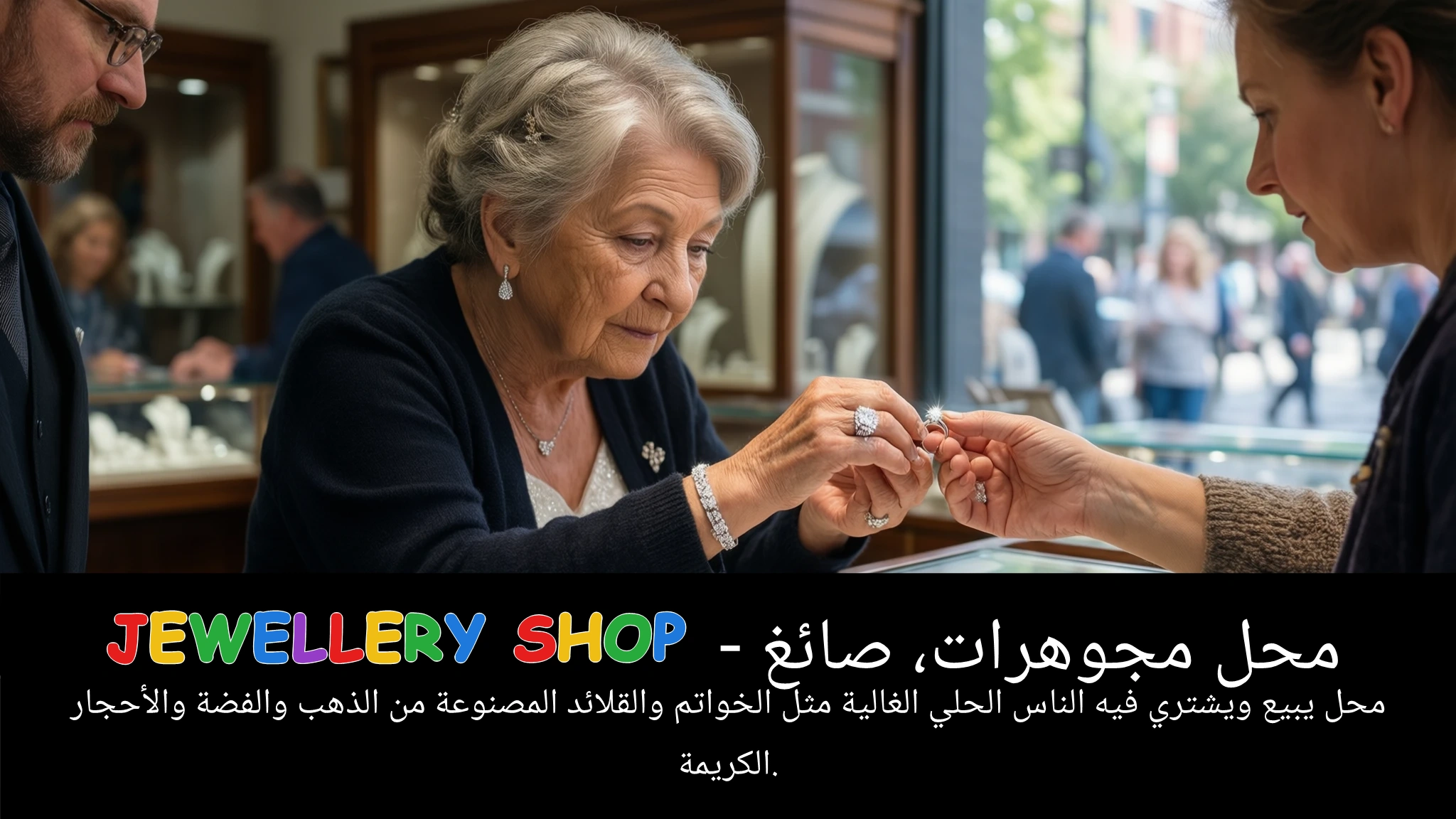 Arabic Illustration for jewellery shop